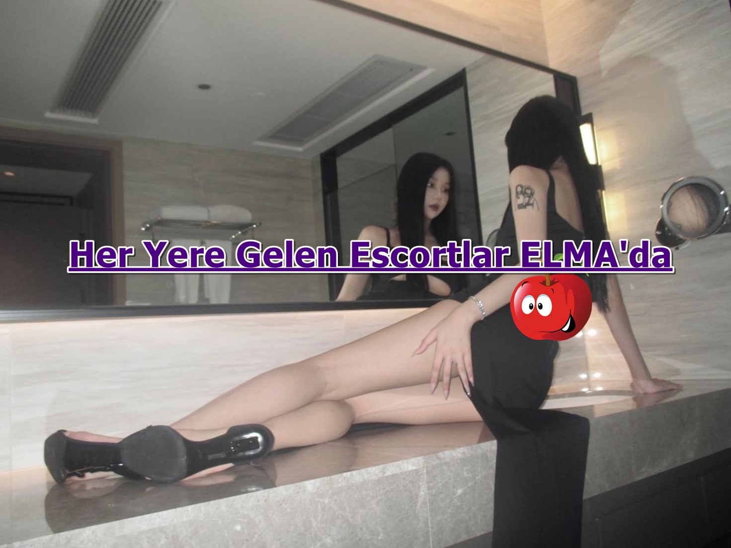 Ayna Karşısında Sikilmek İsteyen Escort Kız